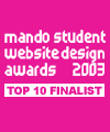 Mando Student Website Design Awards 2003 - Top 10 Finalist